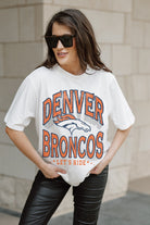 DENVER BRONCOS SHAKEDOWN OVERSIZED CREWNECK TEE