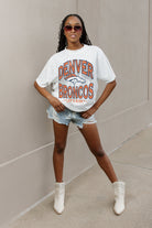 DENVER BRONCOS SHAKEDOWN OVERSIZED CREWNECK TEE