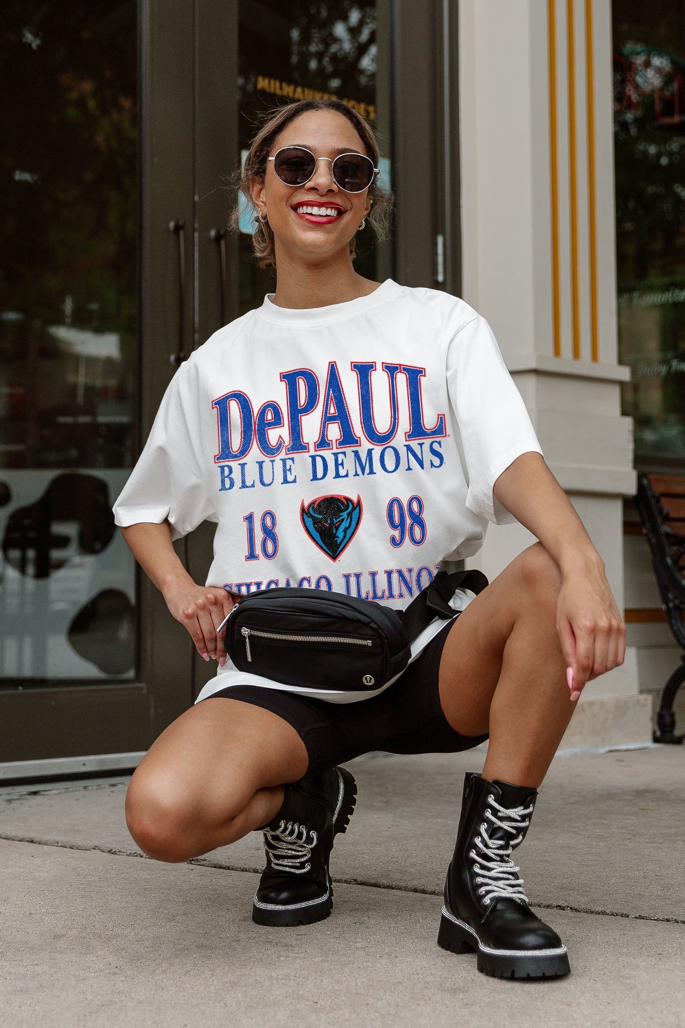 DEPAUL BLUE DEMONS UNITY OVERSIZED CREWNECK TEE