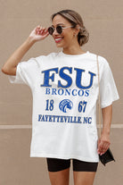 FAYETTEVILLE STATE BRONCOS UNITY OVERSIZED CREWNECK TEE