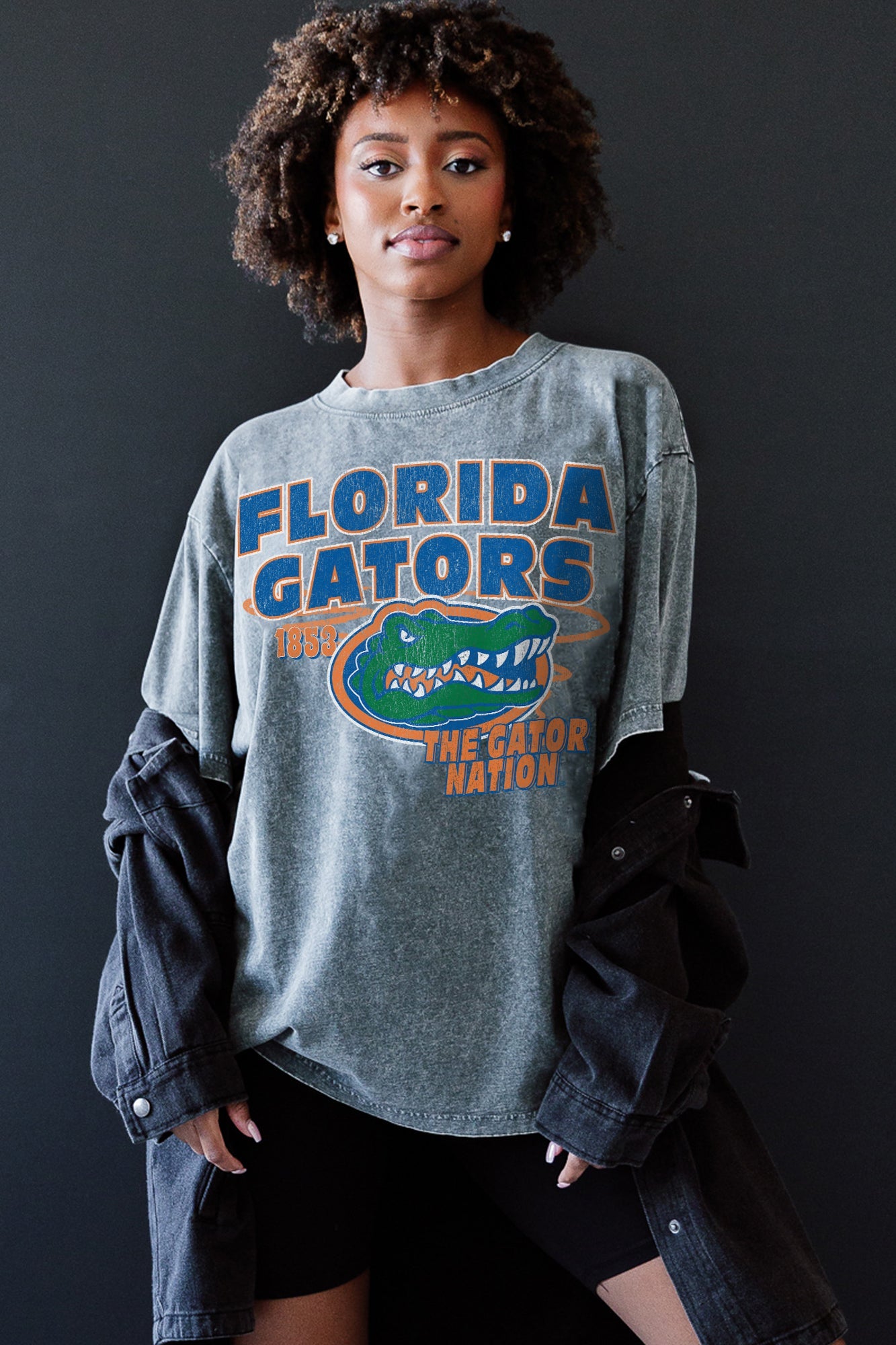 FLORIDA GATORS KEEP THE LEAD OVERSIZED CREWNECK TEE