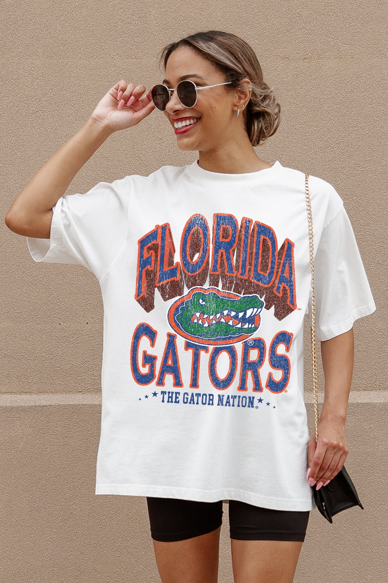 FLORIDA GATORS SHAKEDOWN OVERSIZED CREWNECK TEE