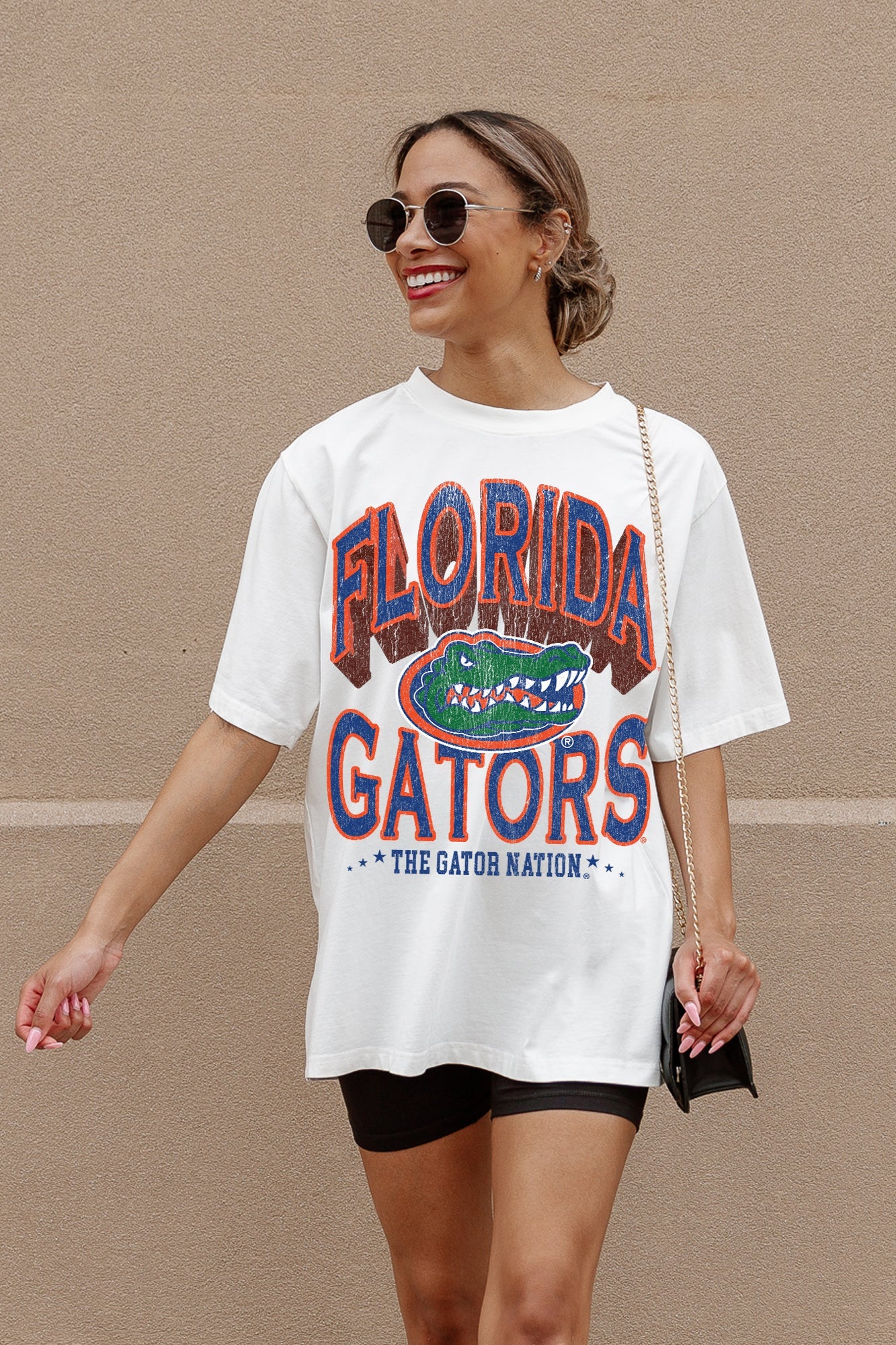 FLORIDA GATORS SHAKEDOWN OVERSIZED CREWNECK TEE