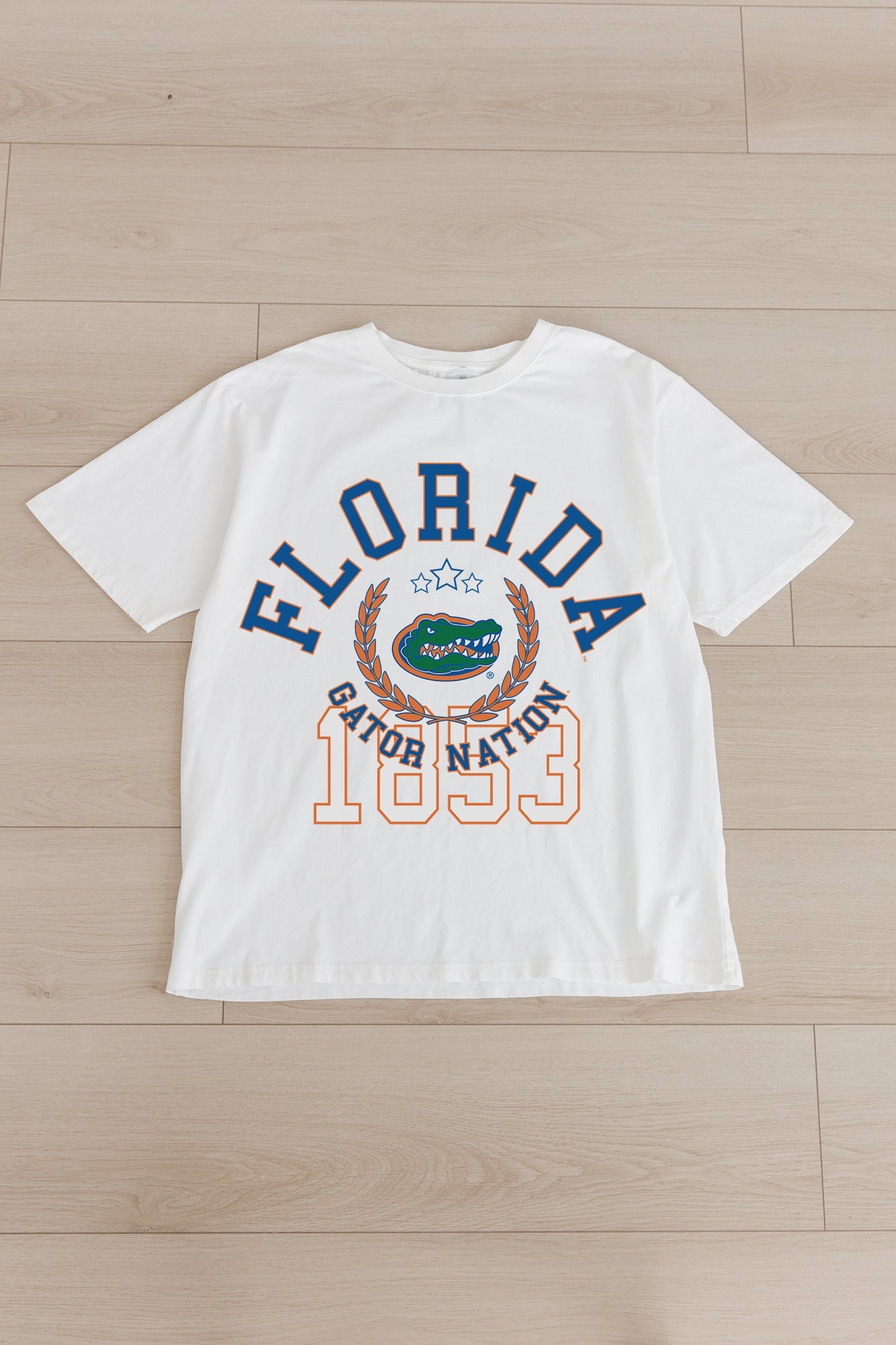 FLORIDA GATORS GO FOR TWO OVERSIZED CREWNECK TEE BY MADI PREWETT TROUTT