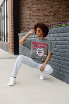 FRESNO STATE BULLDOGS KEEP THE LEAD OVERSIZED CREWNECK TEE