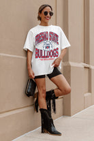 FRESNO STATE BULLDOGS SHAKEDOWN OVERSIZED CREWNECK TEE