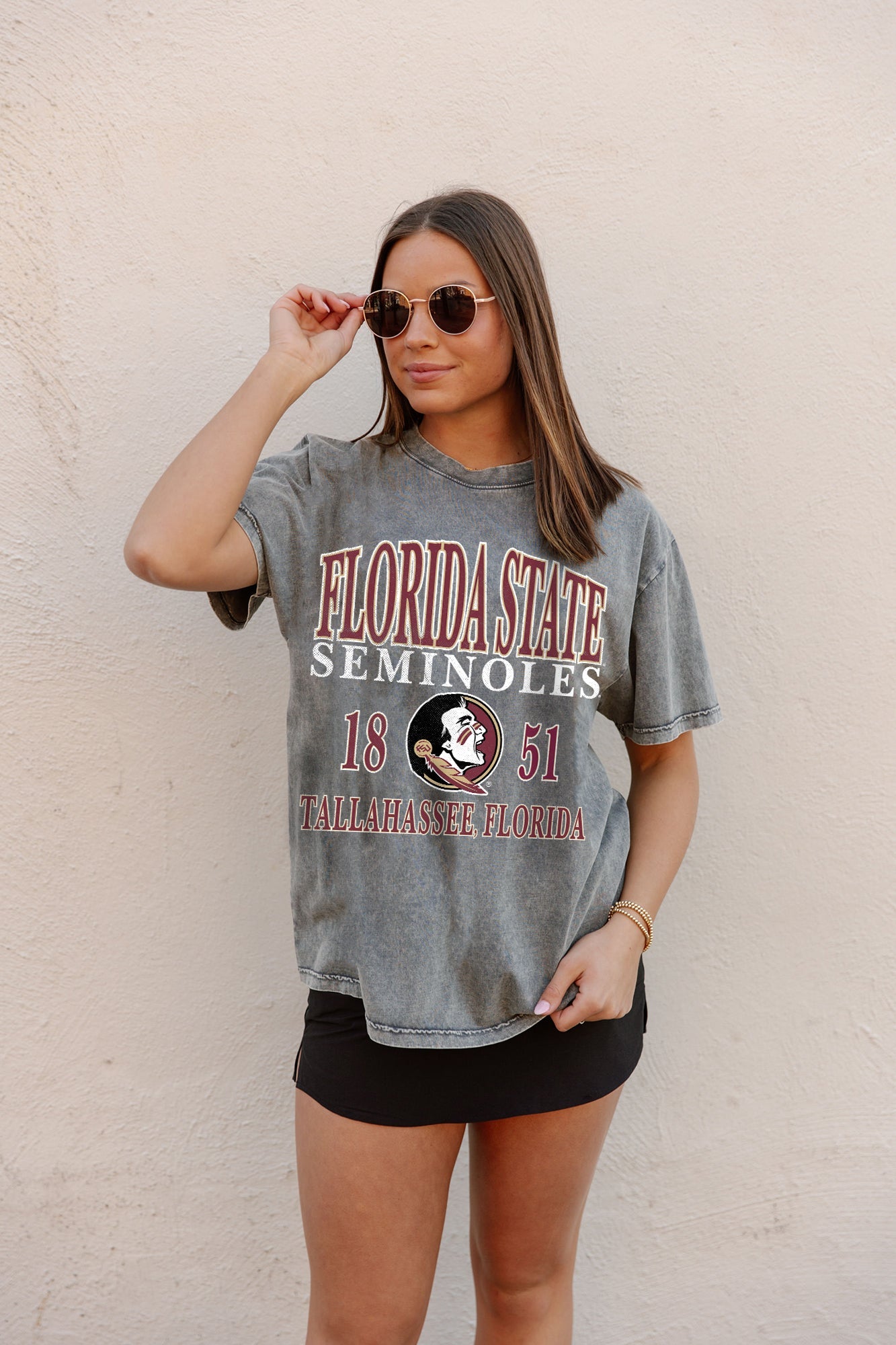 FLORIDA STATE SEMINOLES DYNASTY OVERSIZED CREWNECK TEE