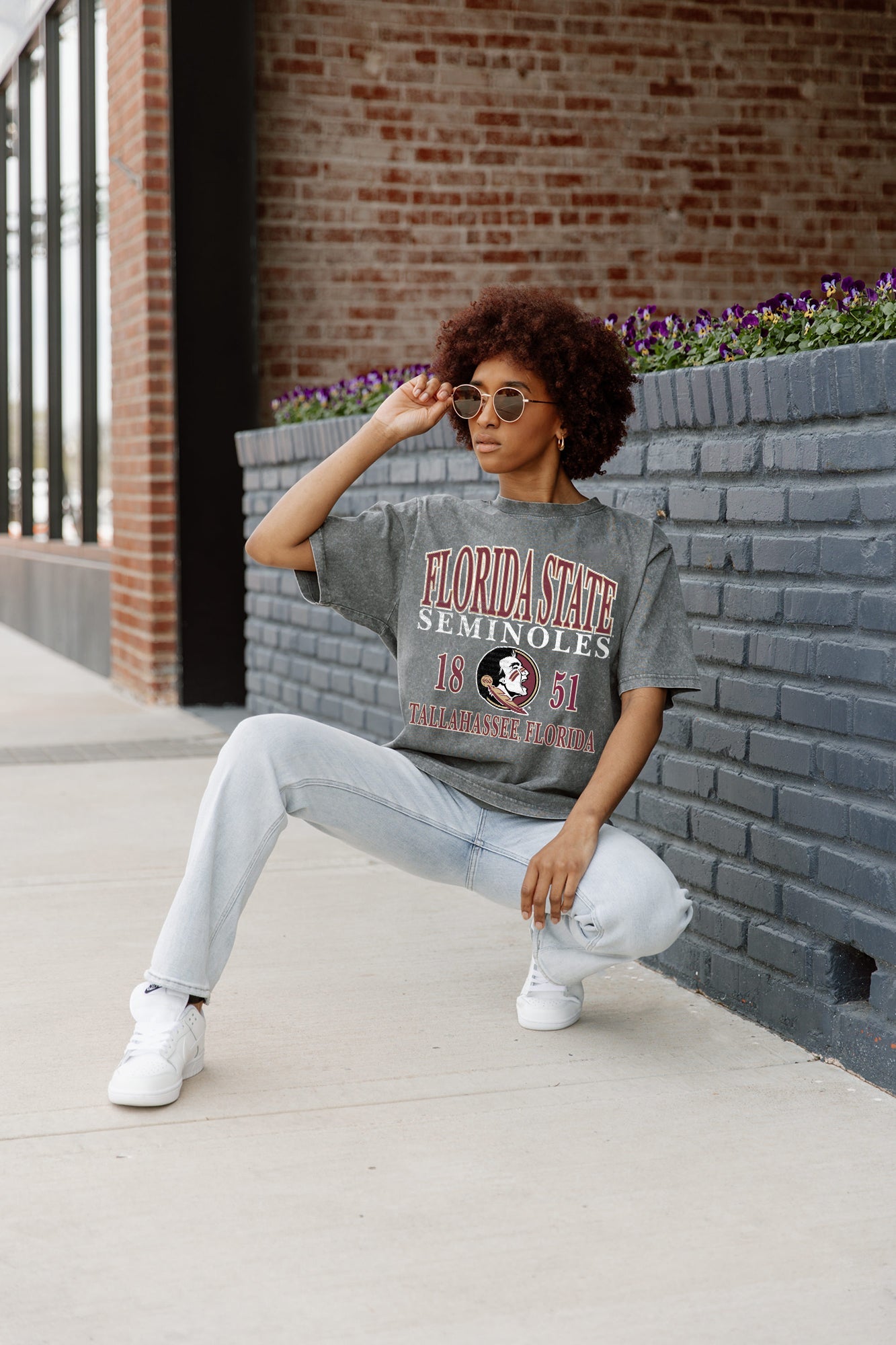 FLORIDA STATE SEMINOLES DYNASTY OVERSIZED CREWNECK TEE