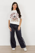 FLORIDA STATE SEMINOLES GO FOR TWO OVERSIZED CREWNECK TEE BY MADI PREWETT TROUTT