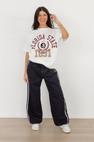 FLORIDA STATE SEMINOLES GO FOR TWO OVERSIZED CREWNECK TEE BY MADI PREWETT TROUTT