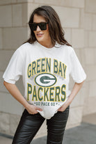 GREEN BAY PACKERS SHAKEDOWN OVERSIZED CREWNECK TEE