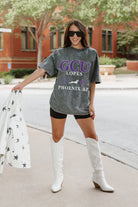 GRAND CANYON ANTELOPES THROWBACK OVERSIZED CREWNECK TEE