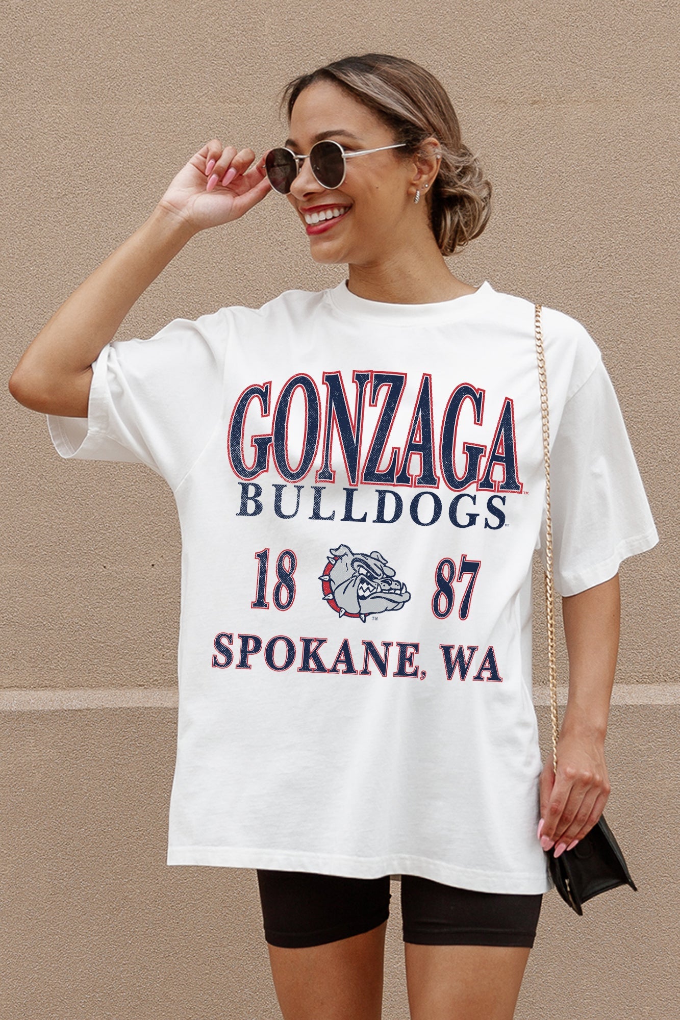 GONZAGA BULLDOGS UNITY OVERSIZED CREWNECK TEE