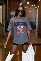 GONZAGA BULLDOGS PLAY IT FORWARD OVERSIZED CREWNECK TEE