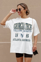 GEORGIA TECH YELLOW JACKETS UNITY OVERSIZED CREWNECK TEE