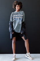 HAMPTON PIRATES KEEP THE LEAD OVERSIZED CREWNECK TEE