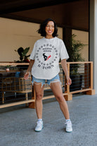 HOUSTON TEXANS ON POINT OVERSIZED CREWNECK TEE