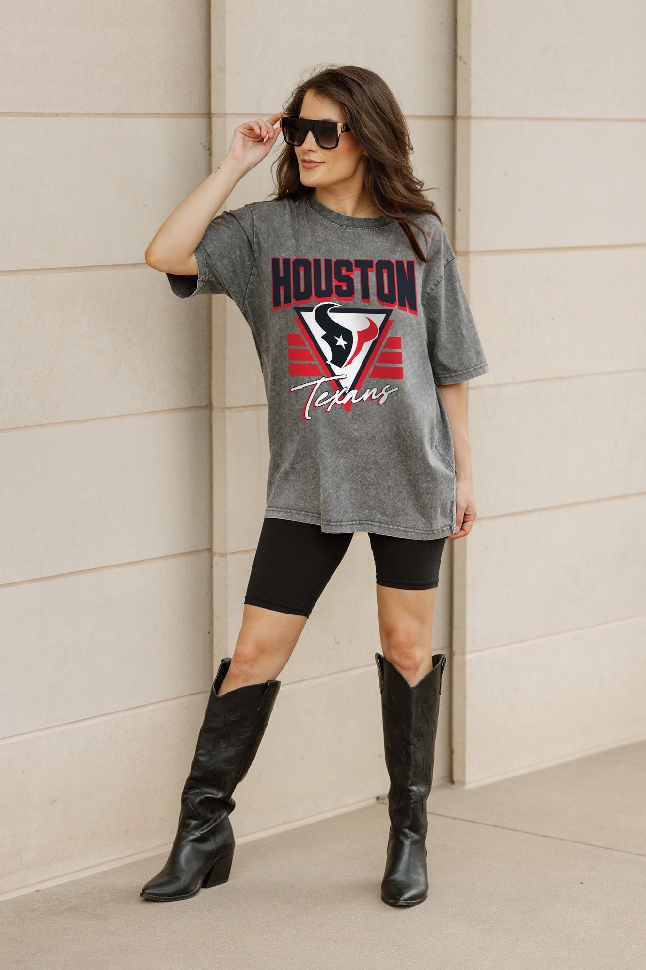 HOUSTON TEXANS PLAY IT FORWARD OVERSIZED CREWNECK TEE