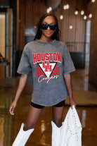 HOUSTON COUGARS PLAY IT FORWARD OVERSIZED CREWNECK TEE