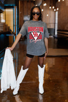 HOUSTON COUGARS PLAY IT FORWARD OVERSIZED CREWNECK TEE