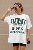 HAWAII RAINBOW WARRIORS UNITY OVERSIZED CREWNECK TEE