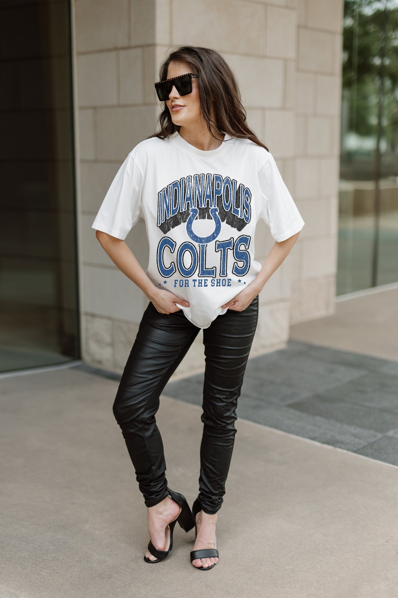 INDIANAPOLIS COLTS SHAKEDOWN OVERSIZED CREWNECK TEE