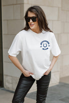 INDIANAPOLIS COLTS OUT OF BOUNDS OVERSIZED CREWNECK TEE