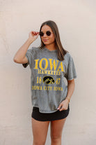 IOWA HAWKEYES DYNASTY OVERSIZED CREWNECK TEE