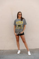 IOWA HAWKEYES DYNASTY OVERSIZED CREWNECK TEE