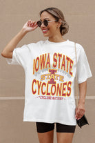 IOWA STATE CYCLONES SHAKEDOWN OVERSIZED CREWNECK TEE