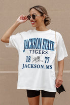 JACKSON STATE TIGERS UNITY OVERSIZED CREWNECK TEE