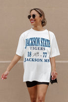 JACKSON STATE TIGERS UNITY OVERSIZED CREWNECK TEE