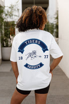 JACKSON STATE TIGERS OUT OF BOUNDS OVERSIZED CREWNECK TEE