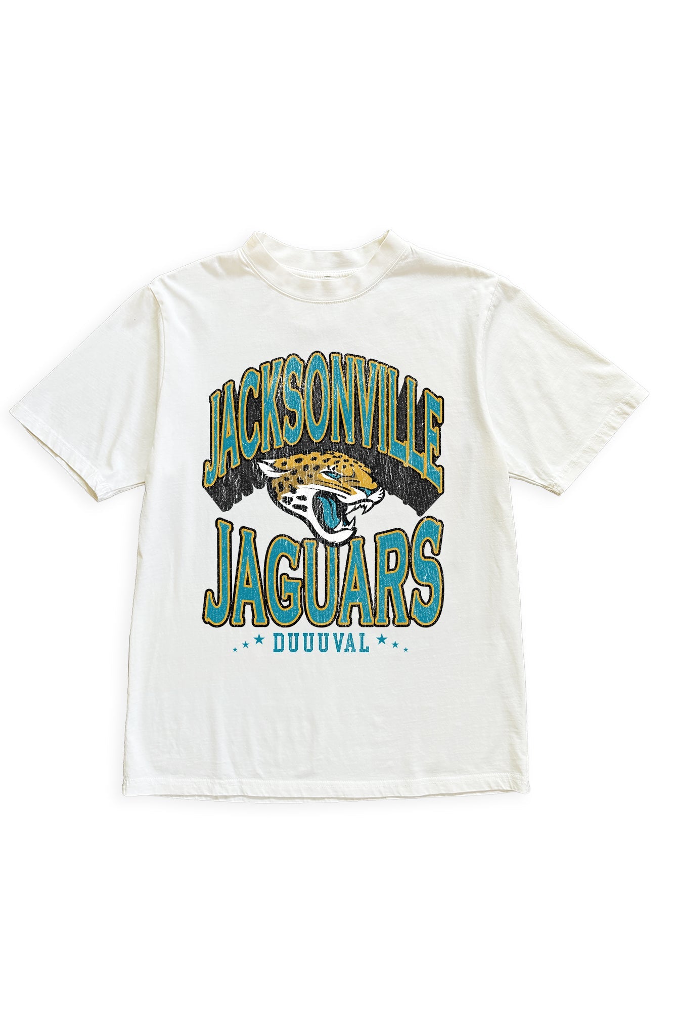 JACKSONVILLE JAGUARS SHAKEDOWN OVERSIZED CREWNECK TEE