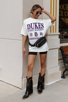 JAMES MADISON DUKES UNITY OVERSIZED CREWNECK TEE