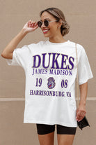 JAMES MADISON DUKES UNITY OVERSIZED CREWNECK TEE