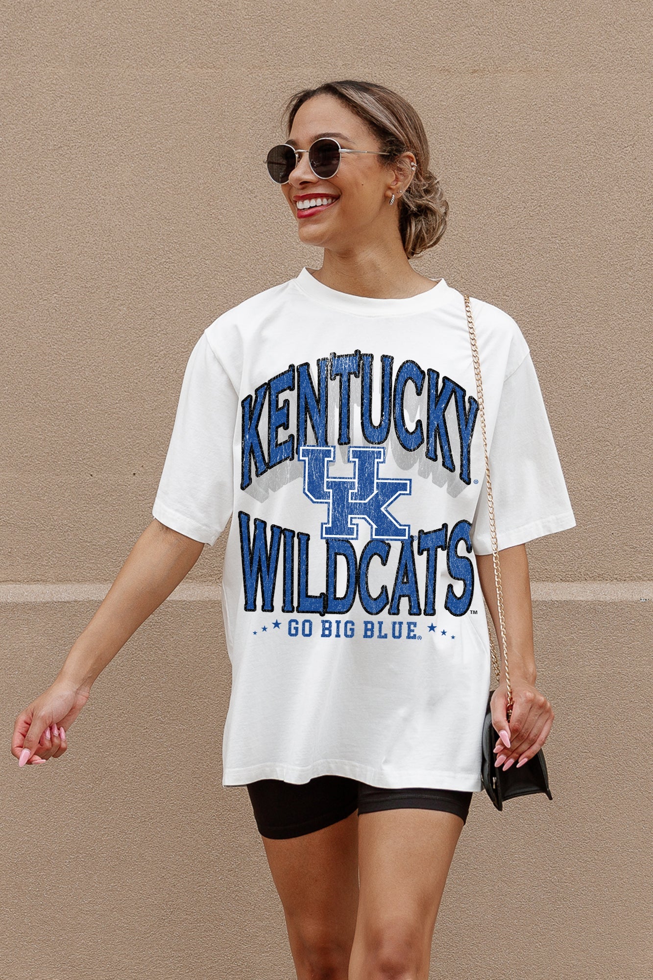 KENTUCKY WILDCATS SHAKEDOWN OVERSIZED CREWNECK TEE