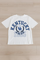 KENTUCKY WILDCATS GO FOR TWO OVERSIZED CREWNECK TEE BY MADI PREWETT TROUTT