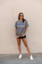 KANSAS JAYHAWKS DYNASTY OVERSIZED CREWNECK TEE