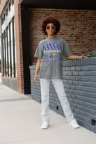 KANSAS JAYHAWKS DYNASTY OVERSIZED CREWNECK TEE