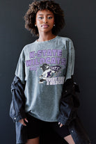 KANSAS STATE WILDCATS KEEP THE LEAD OVERSIZED CREWNECK TEE