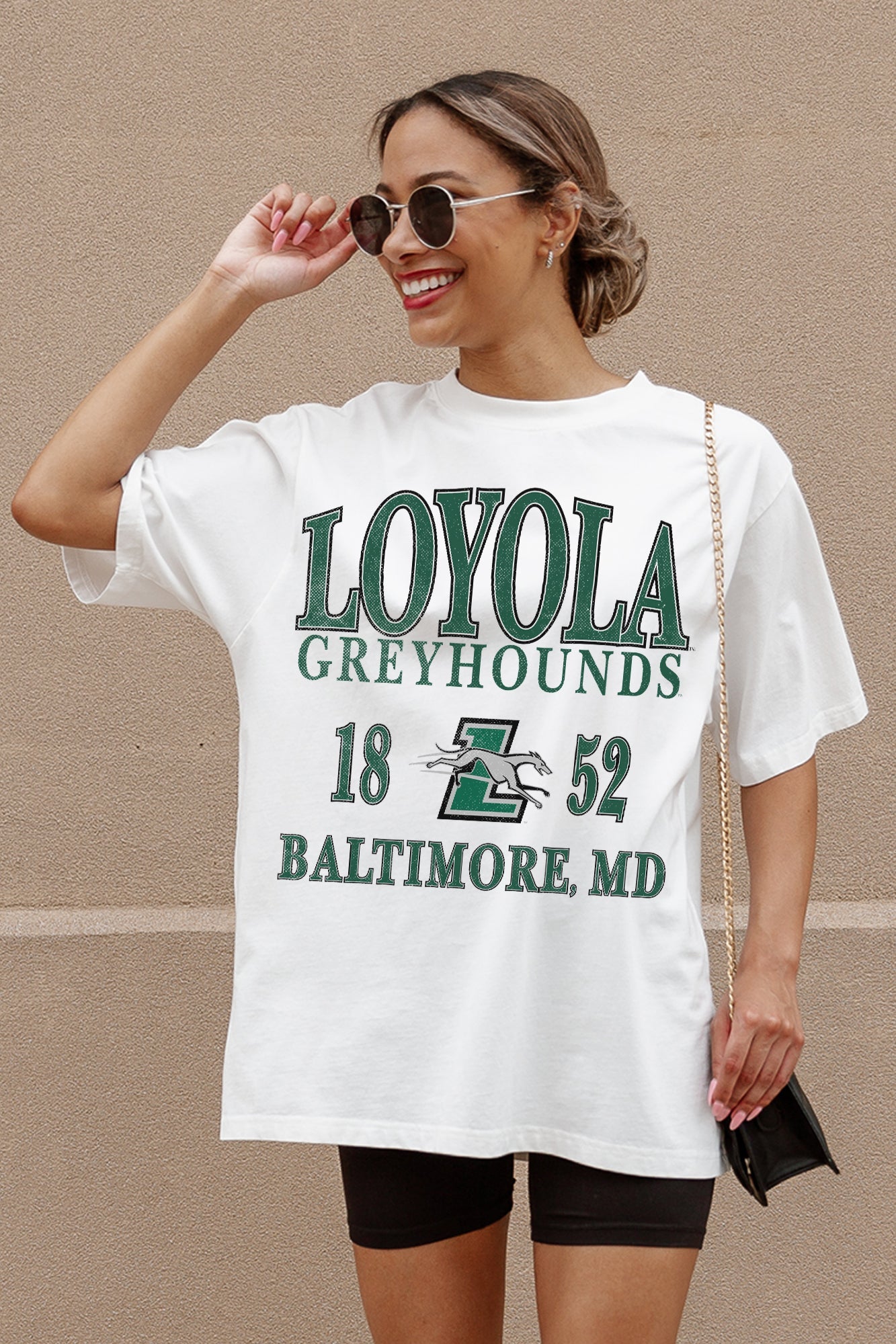 LOYOLA GREYHOUNDS UNITY OVERSIZED CREWNECK TEE