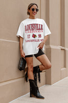 LOUISVILLE CARDINALS UNITY OVERSIZED CREWNECK TEE