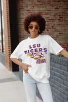 LSU TIGERS IN THE LEAD OVERSIZED CREWNECK TEE