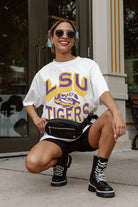 LSU TIGERS SHAKEDOWN OVERSIZED CREWNECK TEE