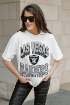 LAS VEGAS RAIDERS SHAKEDOWN OVERSIZED CREWNECK TEE