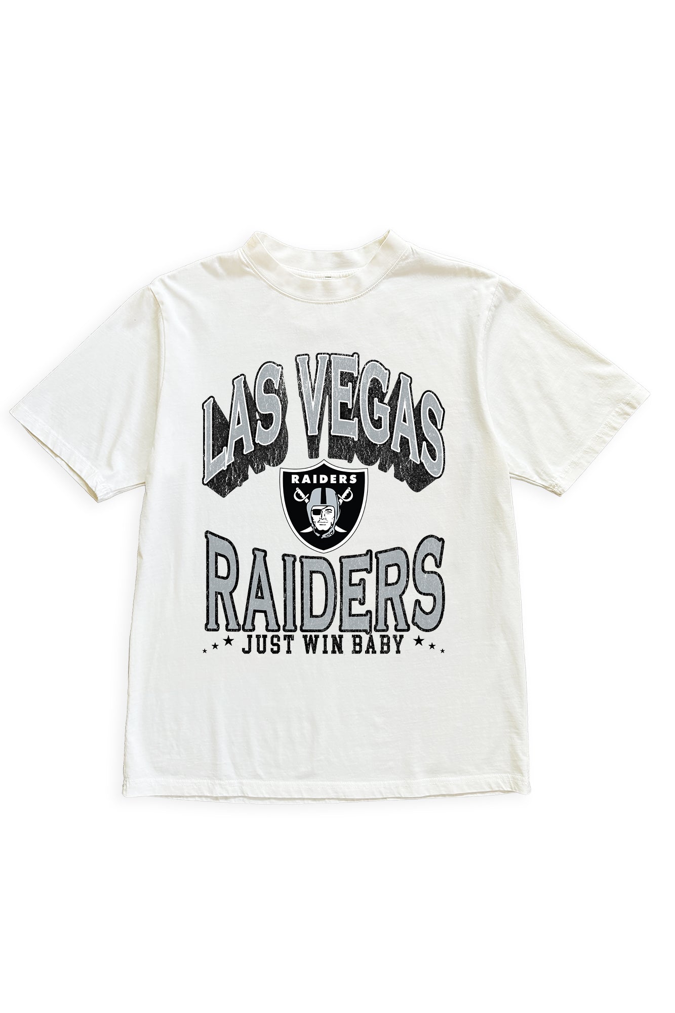 LAS VEGAS RAIDERS SHAKEDOWN OVERSIZED CREWNECK TEE