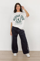 MICHIGAN STATE SPARTANS GO FOR TWO OVERSIZED CREWNECK TEE BY MADI PREWETT TROUTT