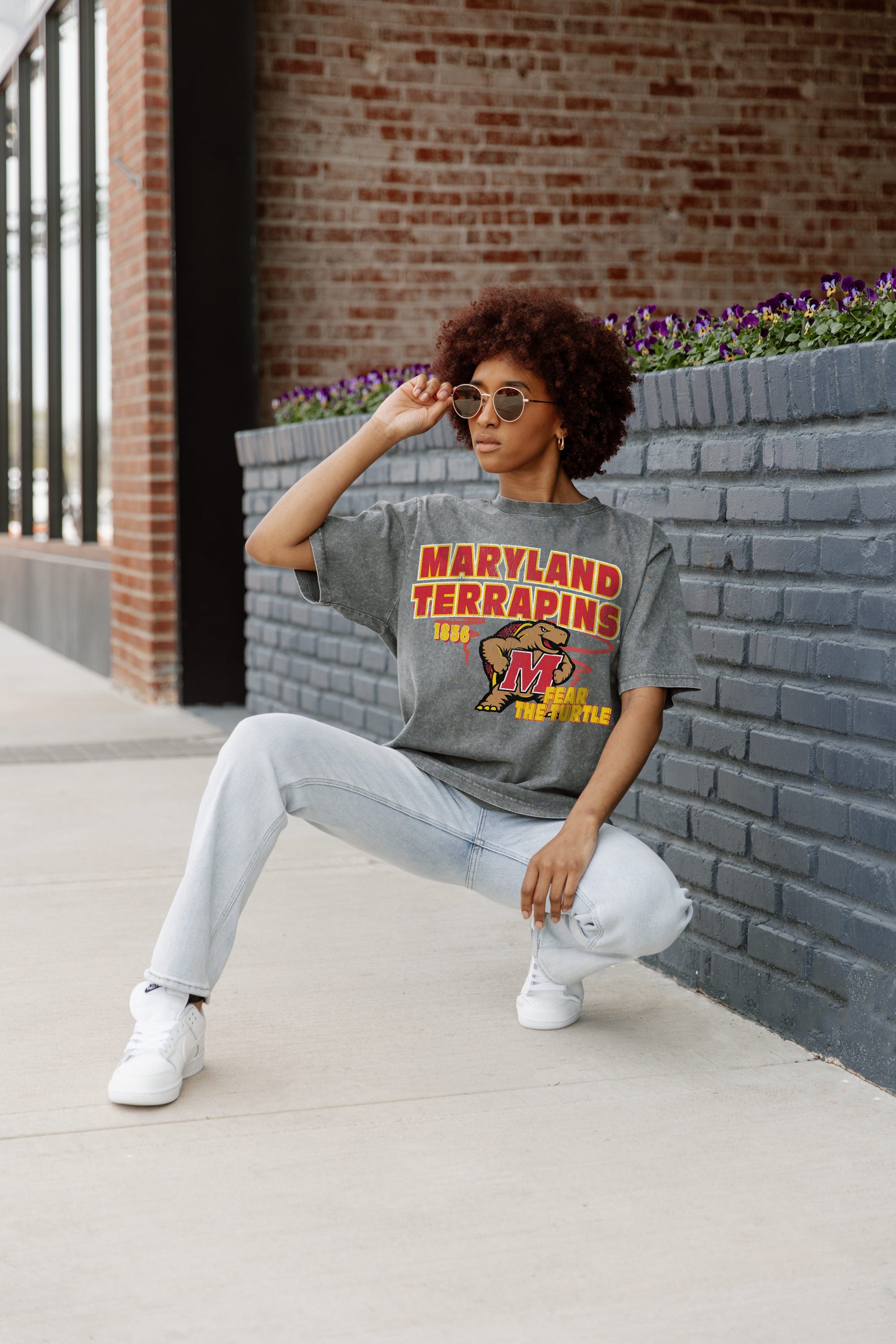 MARYLAND TERRAPINS KEEP THE LEAD OVERSIZED CREWNECK TEE