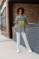 MICHIGAN WOLVERINES KEEP THE LEAD OVERSIZED CREWNECK TEE